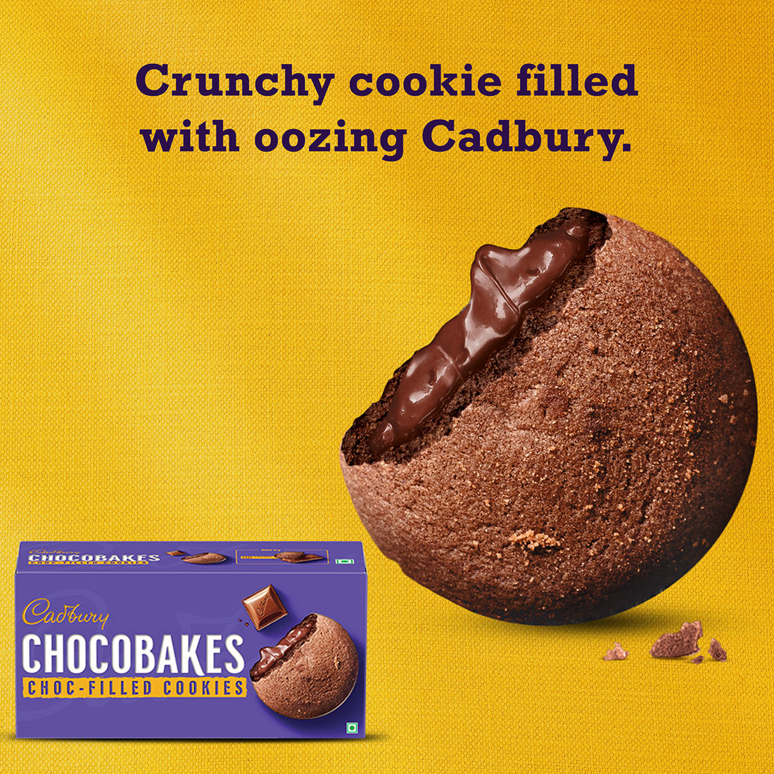Cadbury Chocobakes Choc Filled Cookies