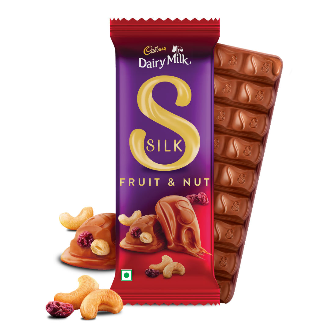 Cadbury Dairy Milk Silk Fruit And Nut Chocolate Bar & Chocolate Mousse Combo