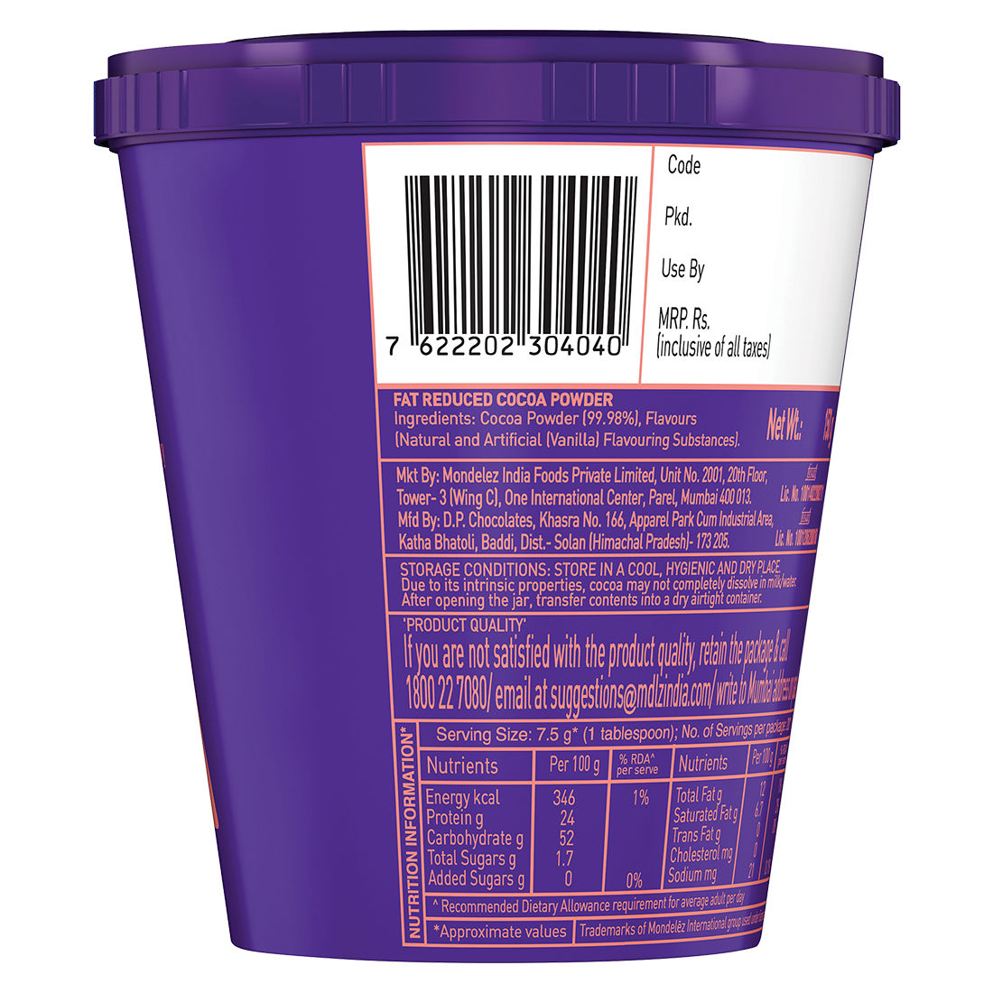 Cadbury Bournvita Cocoa Powder Mix