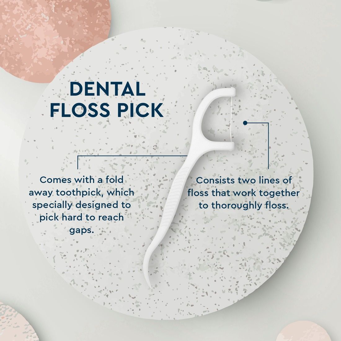 GUBB Dental Floss Pick Pack of 24
