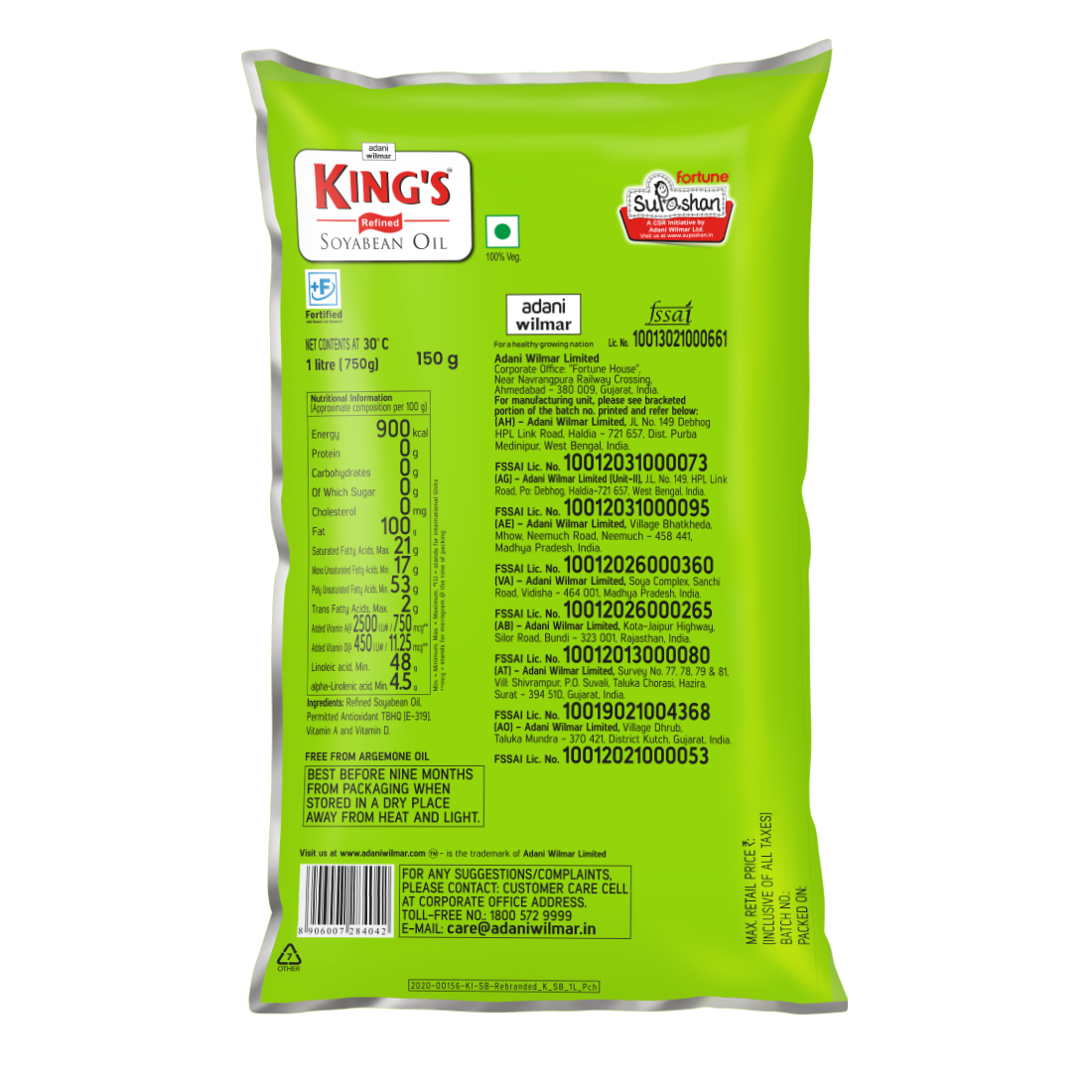 Kings Soyabean Oil