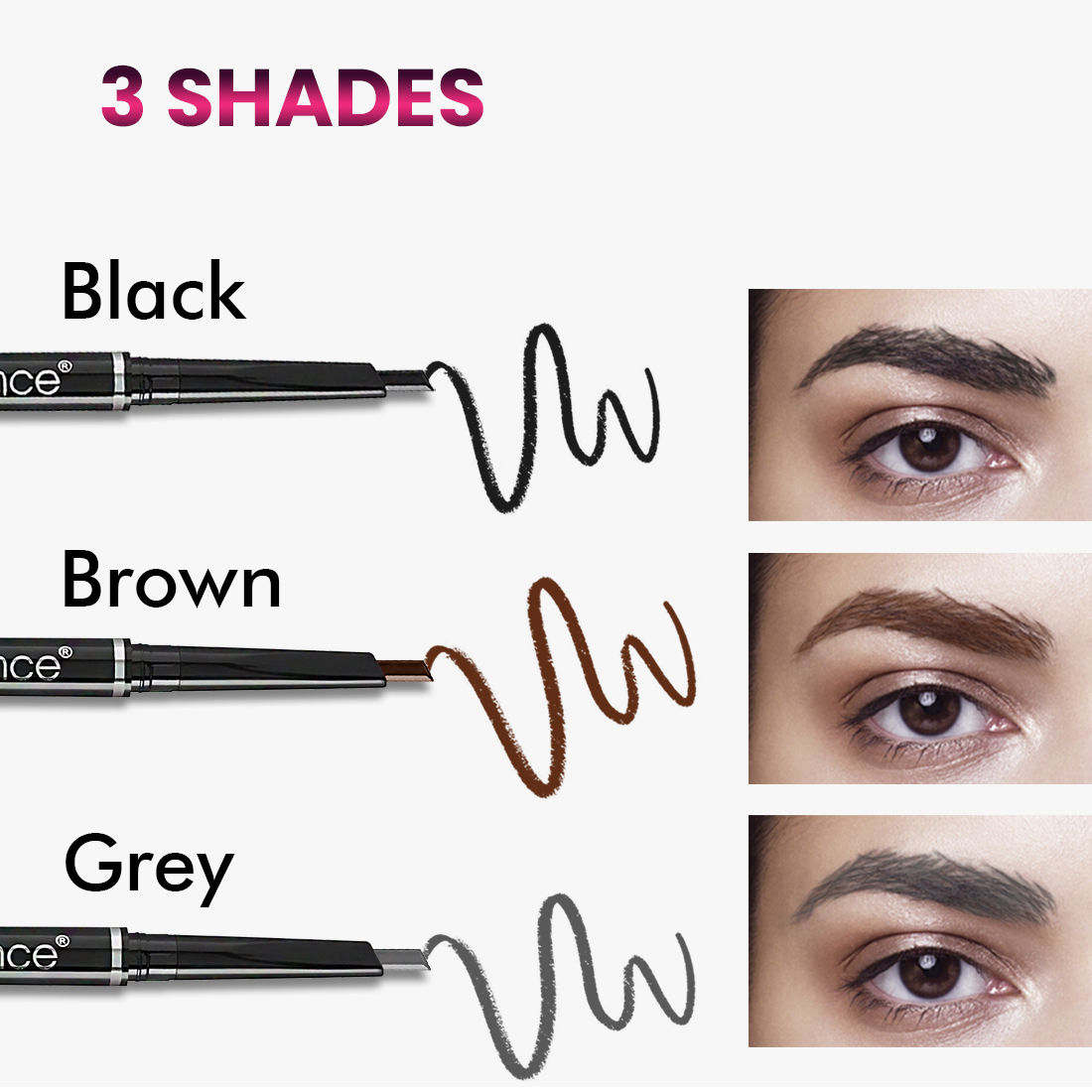 Coloressence 2 IN 1 Expert Eye Brow Pencil - Brown