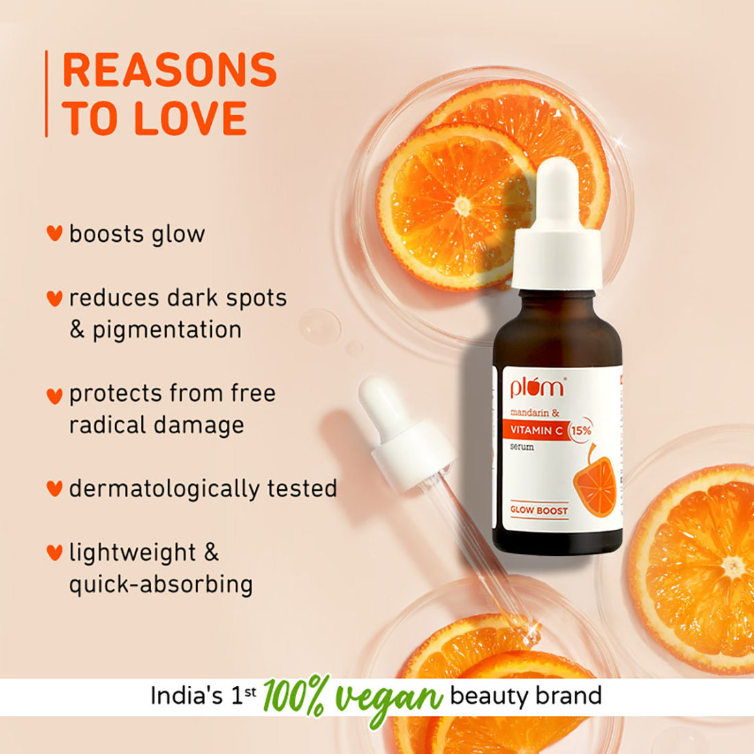 Plum 15% Vitamin C Face Serum With Mandarin