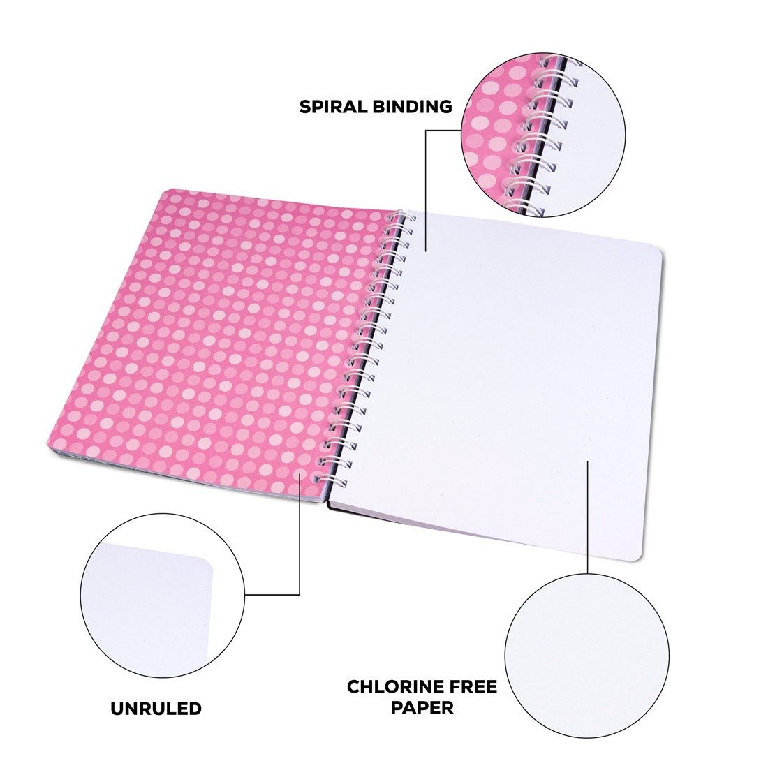 Classmate Notebook Pulse| Assorted 6 Sub- 203Mm x 267Mm, Soft Cover, 300 Pages, Unruled-Spiral - 2100118