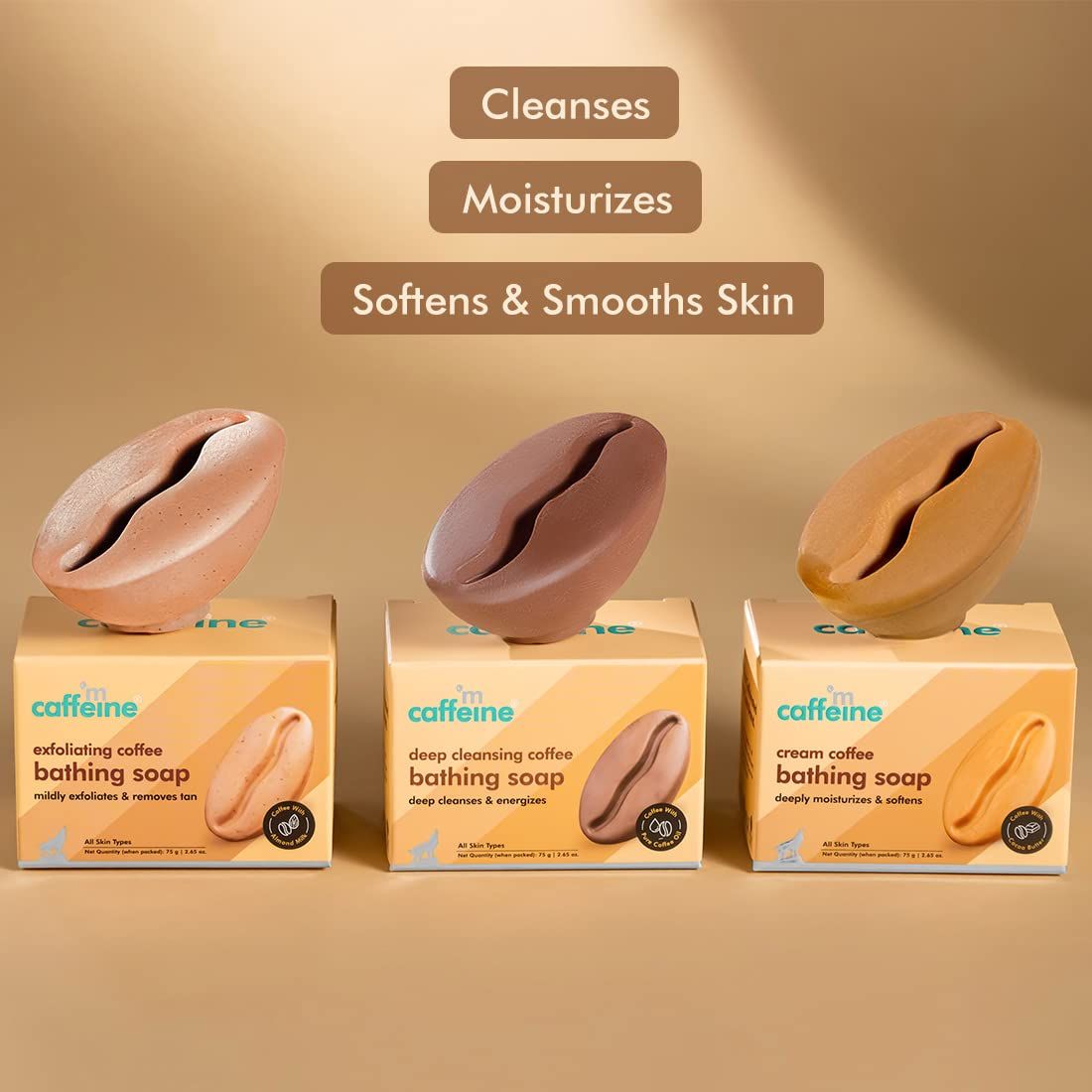 mCaffeine Assorted Coffee Bathing Soap