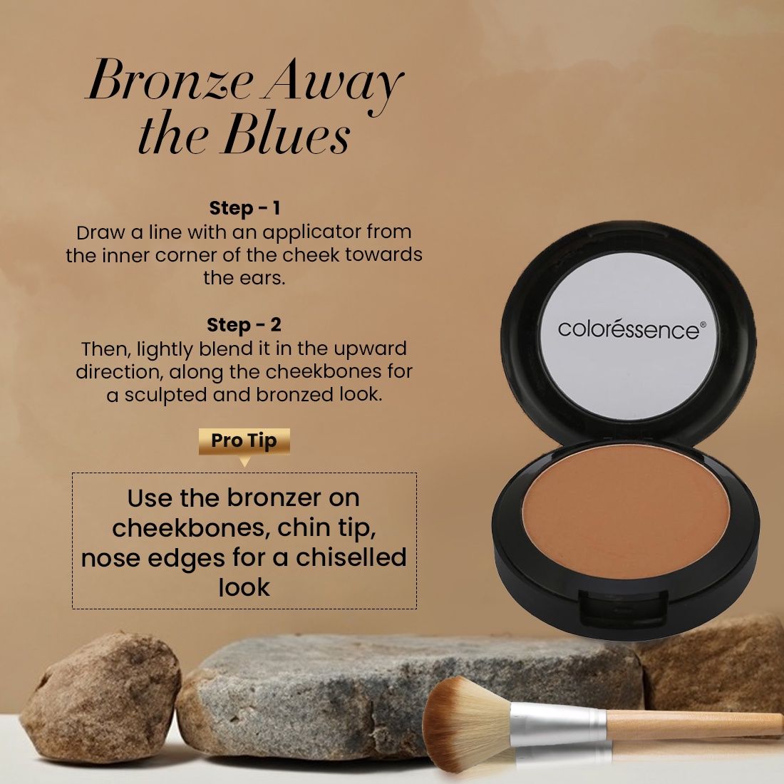 Coloressence Matt Bronzer Countouring - Brown
