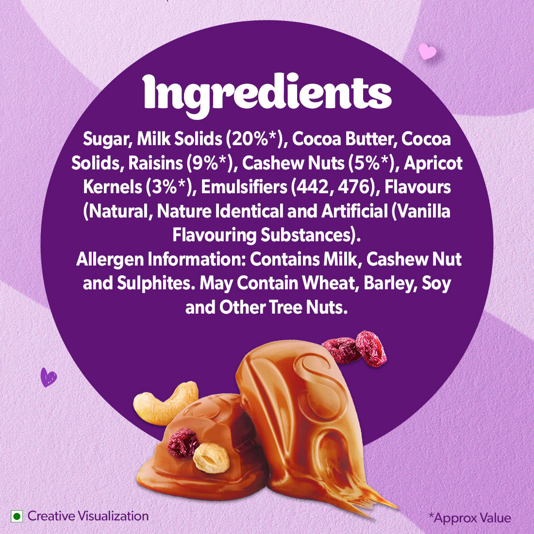 Cadbury Dairy Milk Silk Fruit And Nut Chocolate Bar & Chocolate Mousse Combo