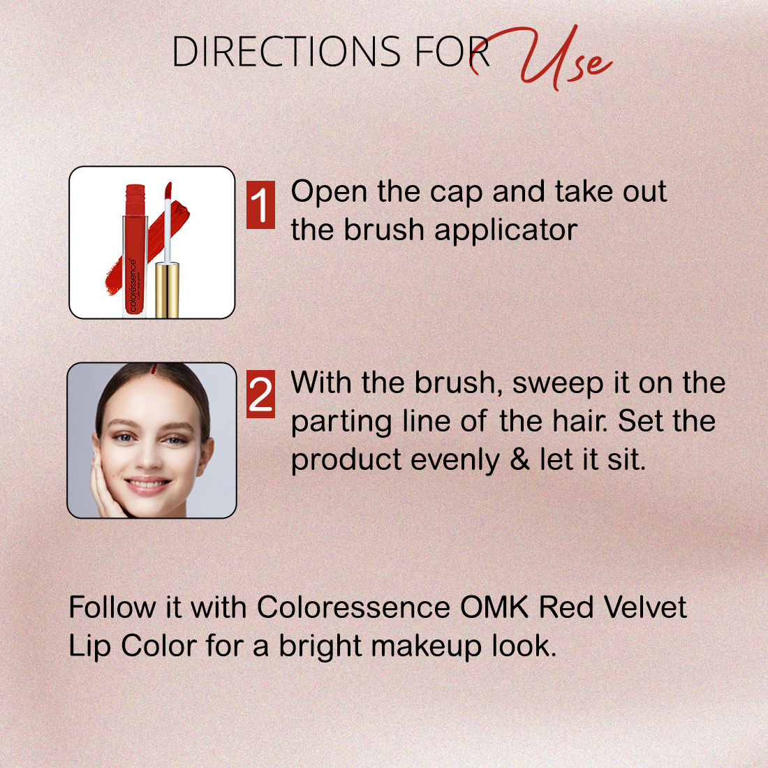 Coloressence Eternal Matte Sindoor | Bright Pigment | Quick Drying - Red