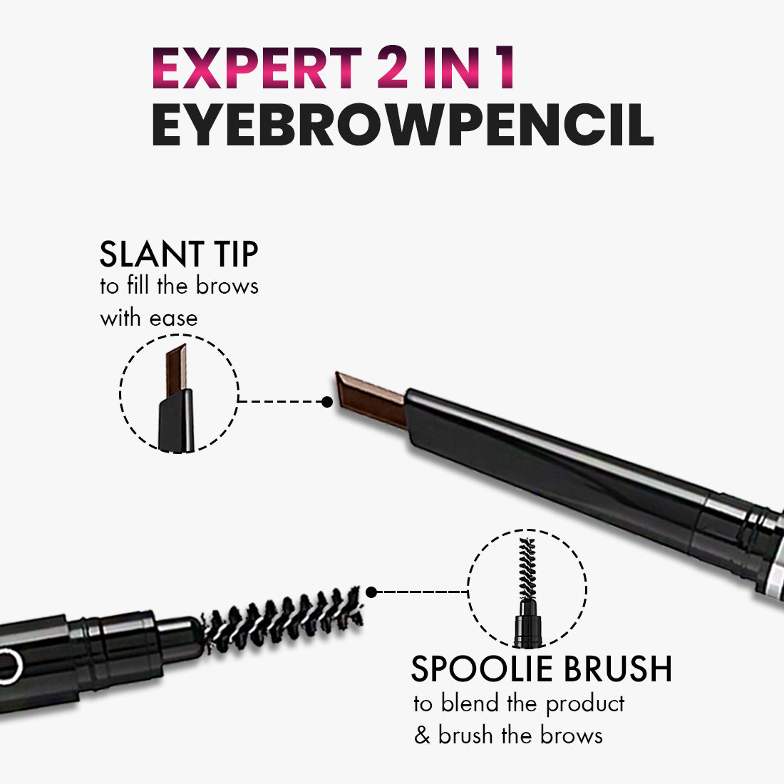 Coloressence 2 IN 1 Expert Eye Brow Pencil - Brown