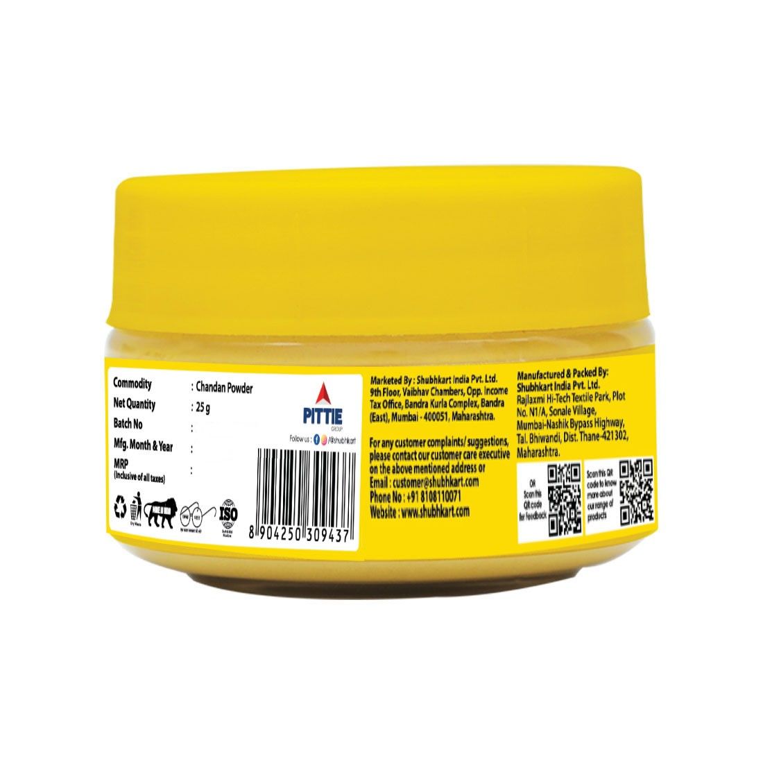 Shubhkart Darshana Chandan Powder 25 g Combo