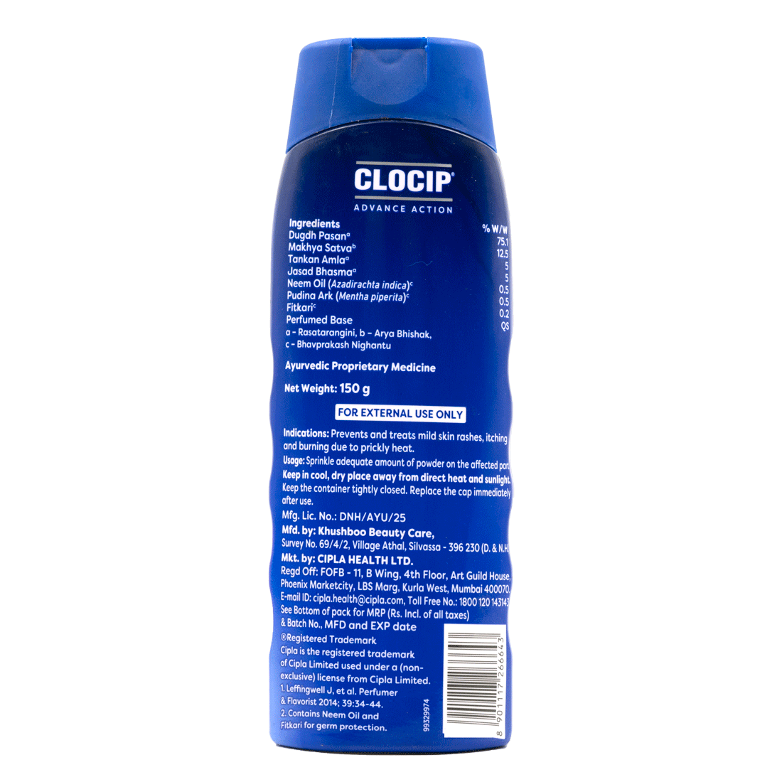 Clocip Advance Action Precly Heat Powder
