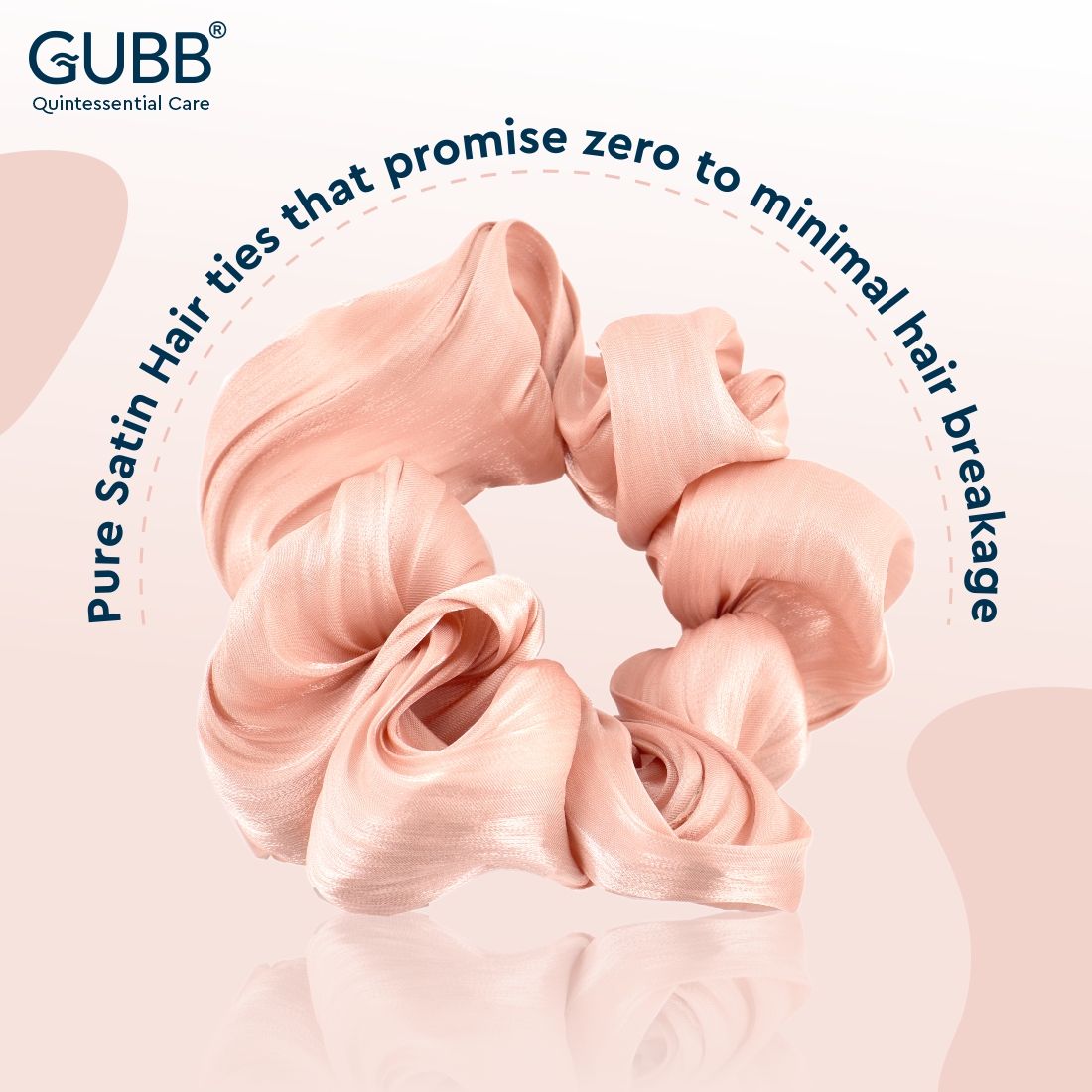 Gubb Peach Swirl Scrunchie