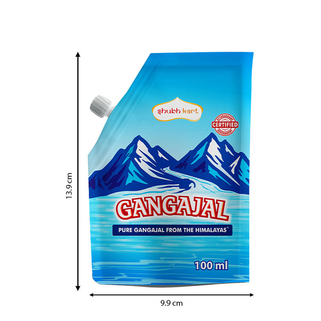 Shubhkart Gangajal Pouch 100 ml Combo