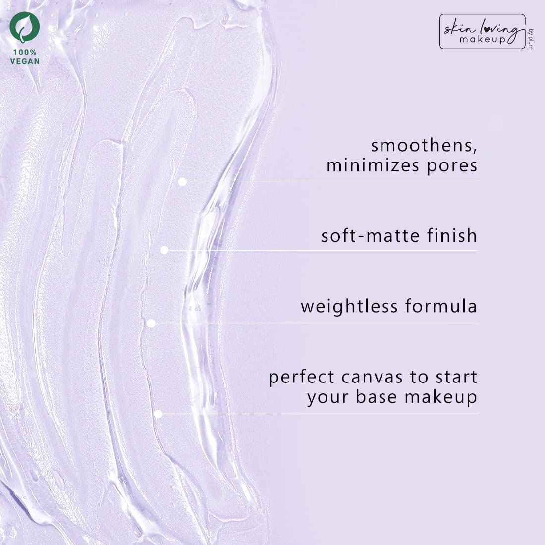 Plum Prep Set Go Face Primer - Lightweight Minimises Pores Smoothens Skin