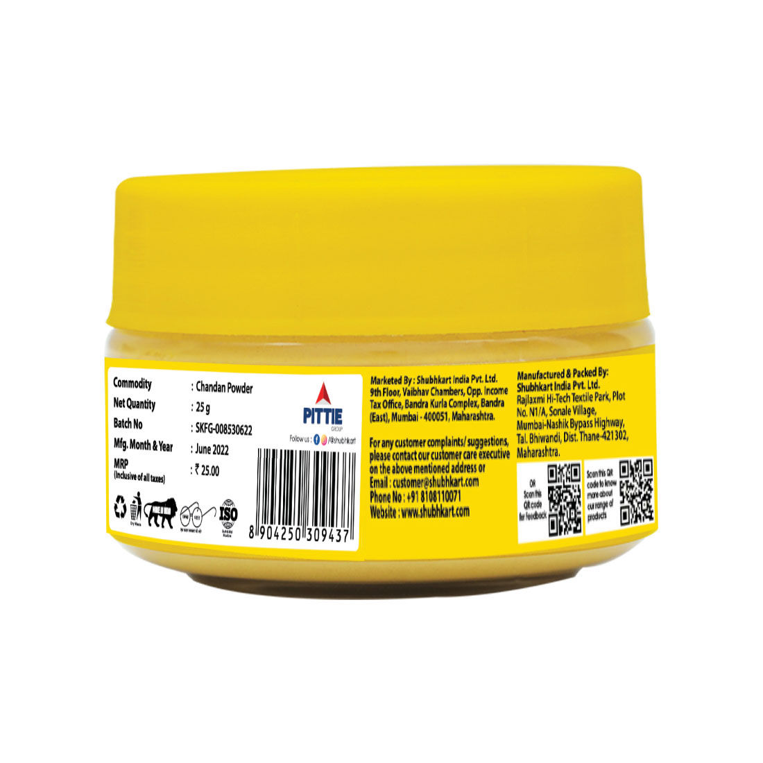 Shubhkart Darshana Chandan Powder 25 g Combo