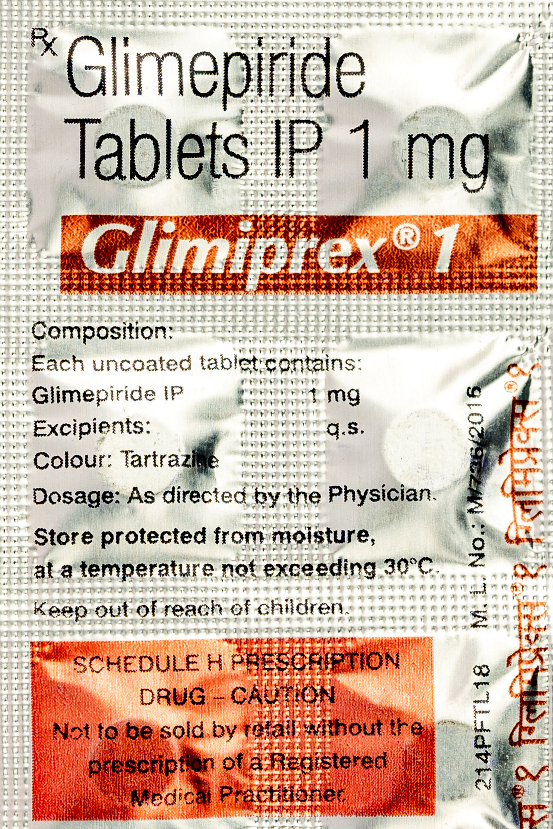 Glimiprex 1 Tablets