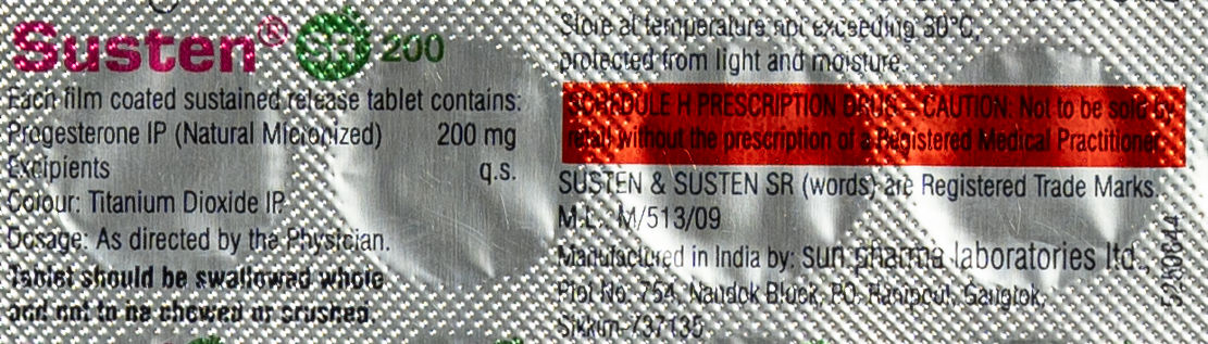 Susten SR 200 Tablets