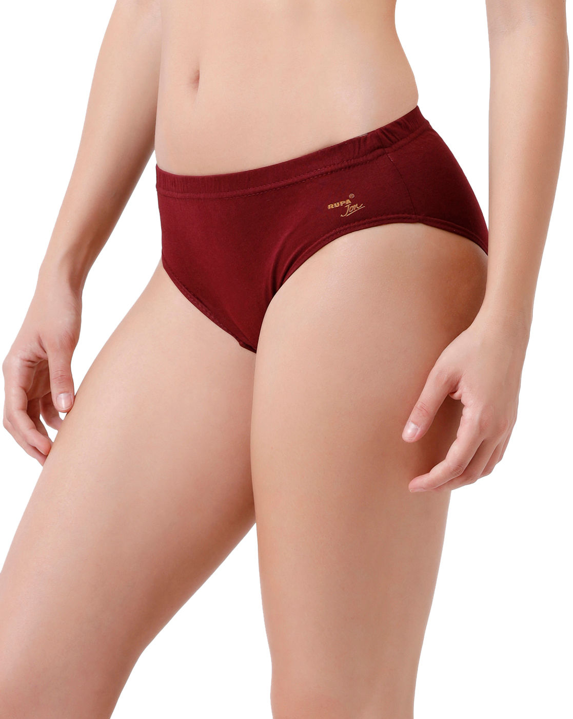 Rupa Jon Solid Panty - Cotton | Soft Fit & Inner Elastic Comfort | Assorted - L