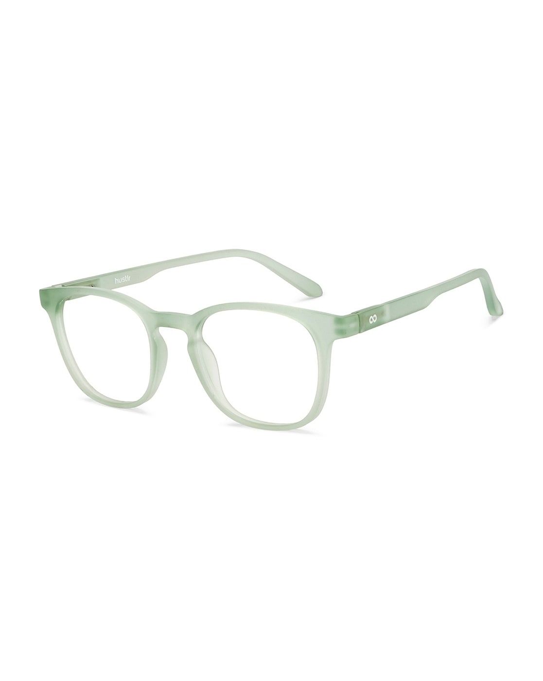 Lenskart Hustlr Unisex Solid TR90 Computer Glasses | Jade Green - M