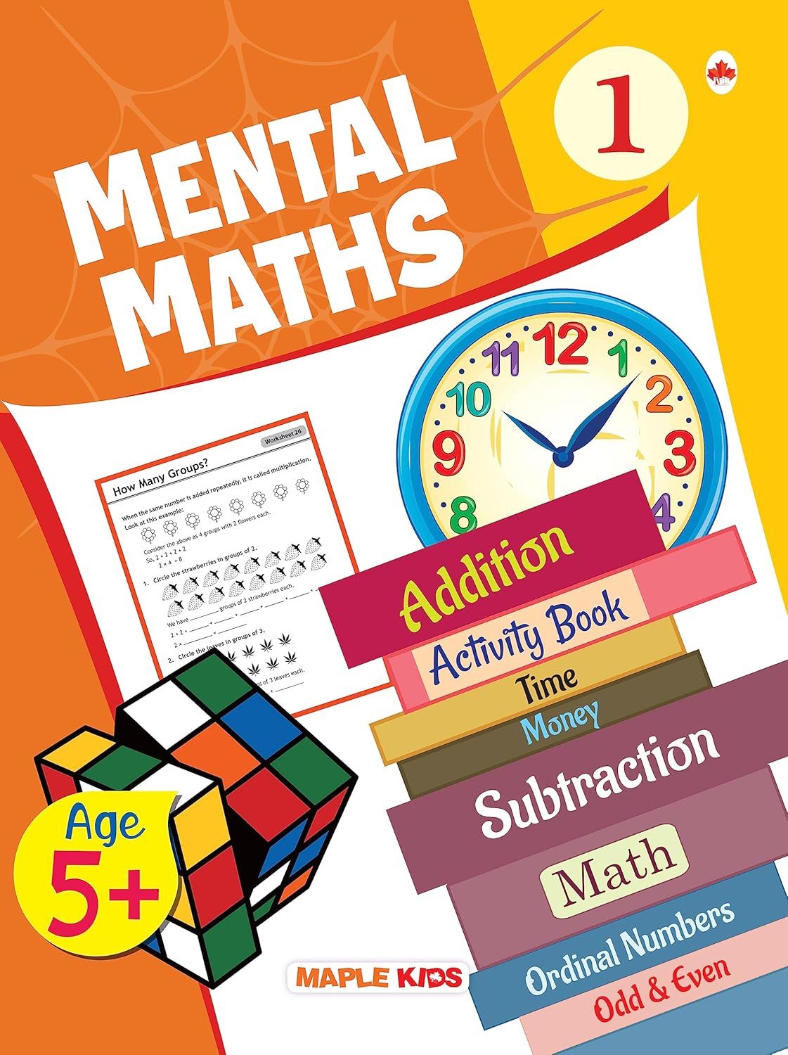 Mental Maths - Mathematics Activity Book 1 for Class 1+, Age 5+ Years