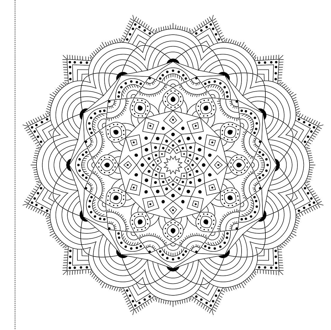 Mandala Art: Colouring Books For Adults With Tear Out Sheets