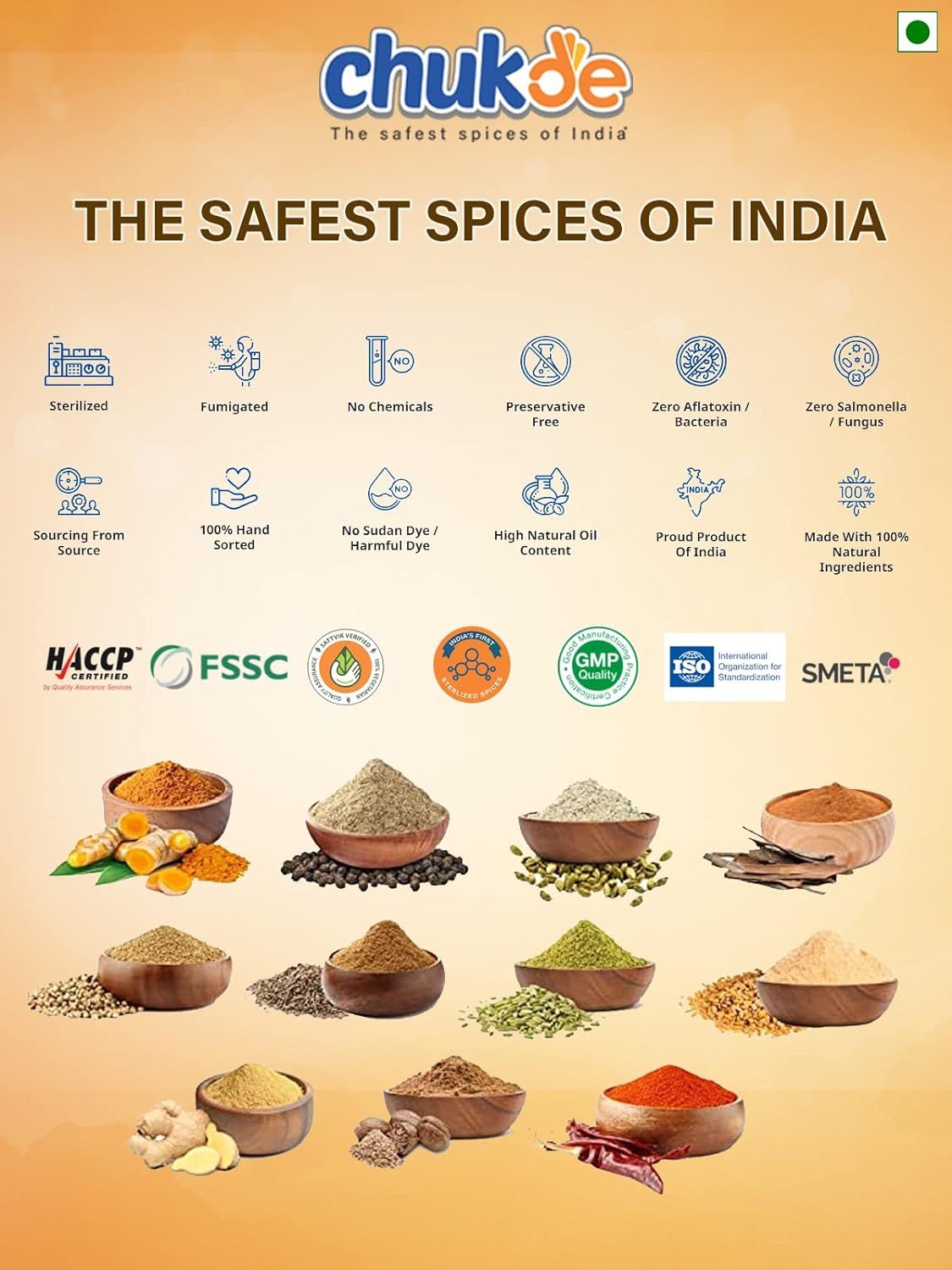 Chukde Spice Meat Masala Whole