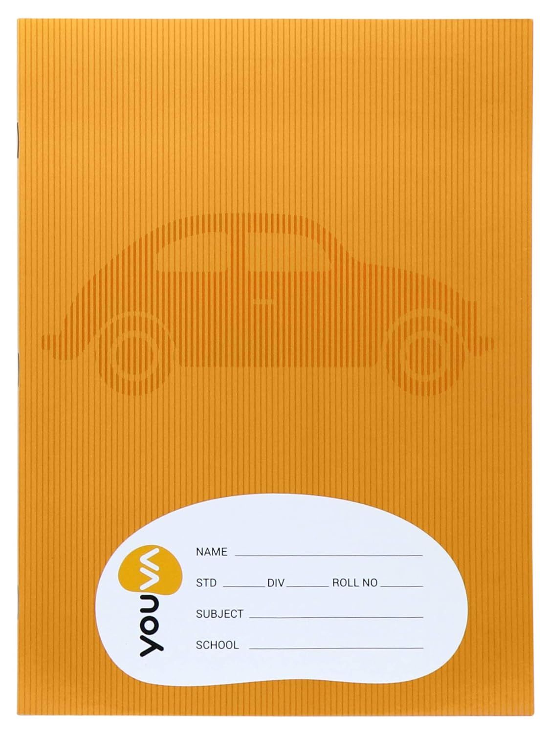 Navneet Youva | Brown Cover | Soft Bound Notebook | 18 cm X 24 cm | Double Line | 172 Pages | Assorted