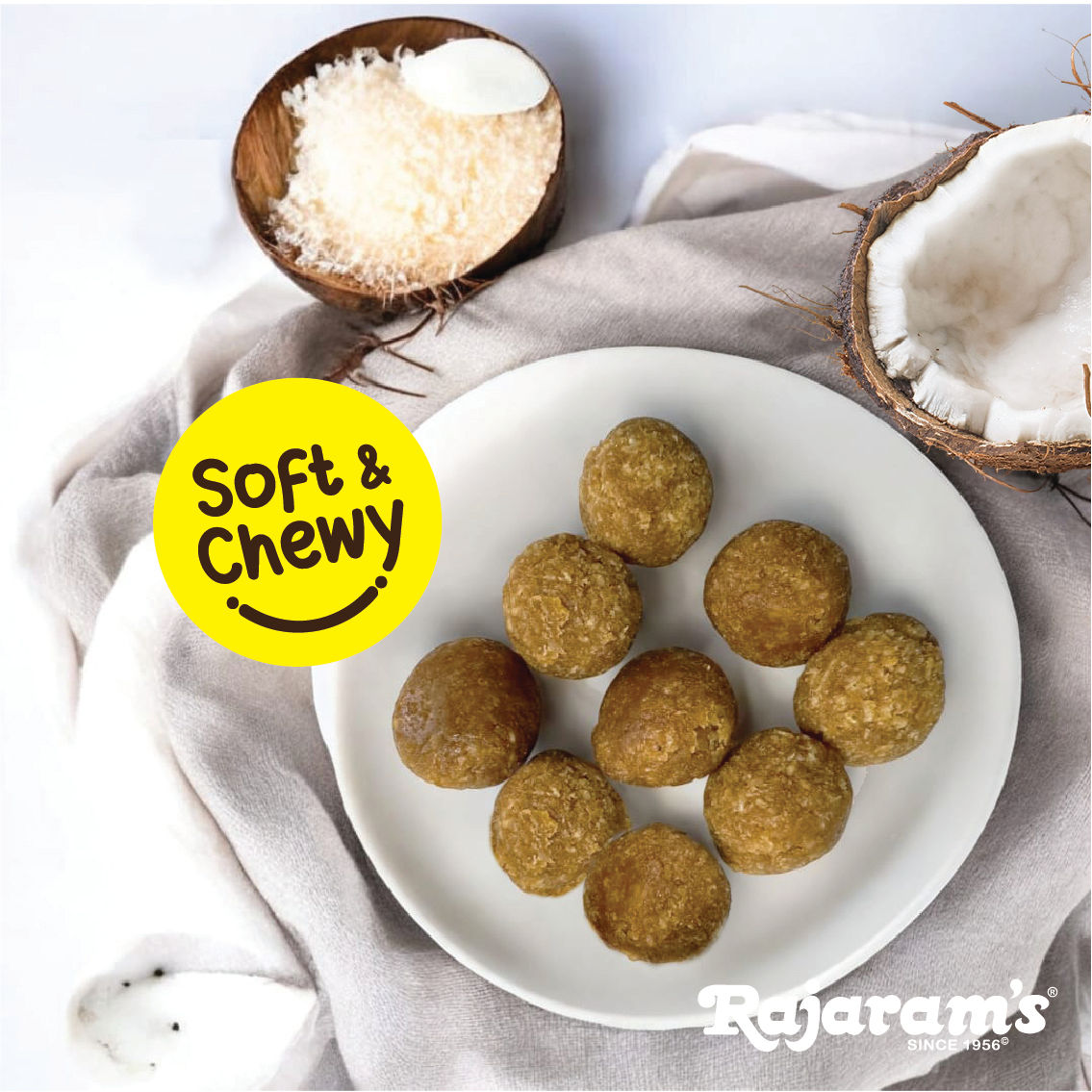 Rajaram's Coconut Jaggery Ladoo