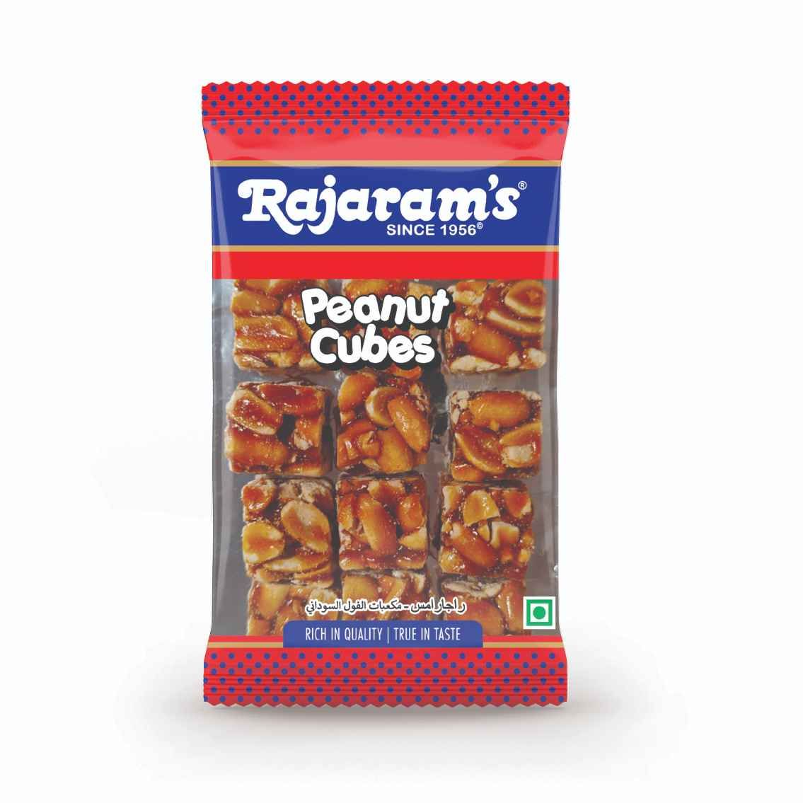 Rajaram's Peanut Cubes | 15pcs 100 g Combo