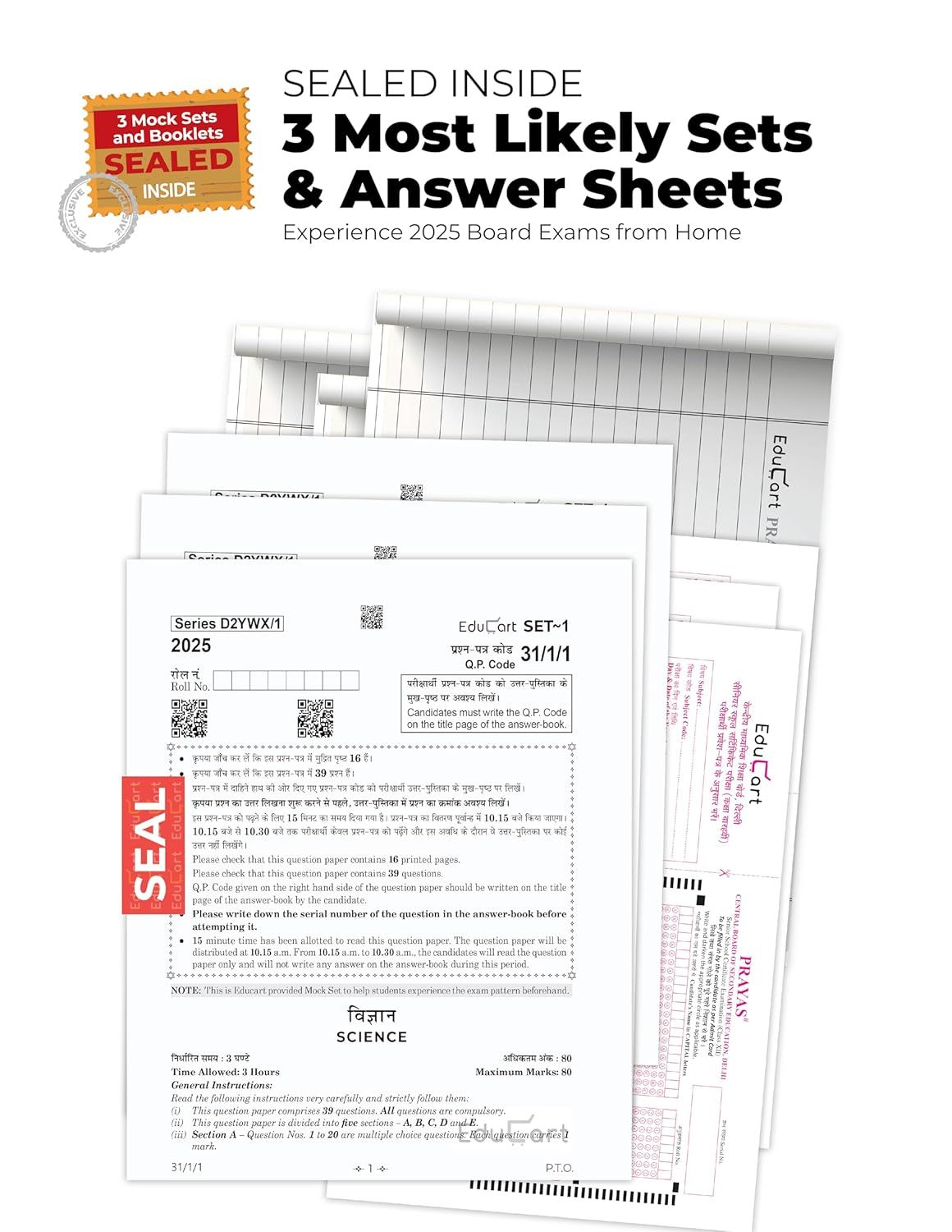 CBSE Science Class 10 Sample Papers 2024-25