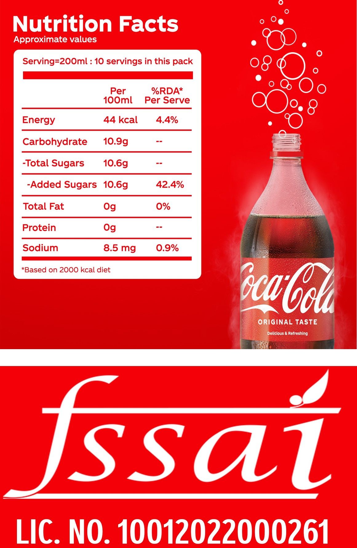 Coca Cola Soft Drink