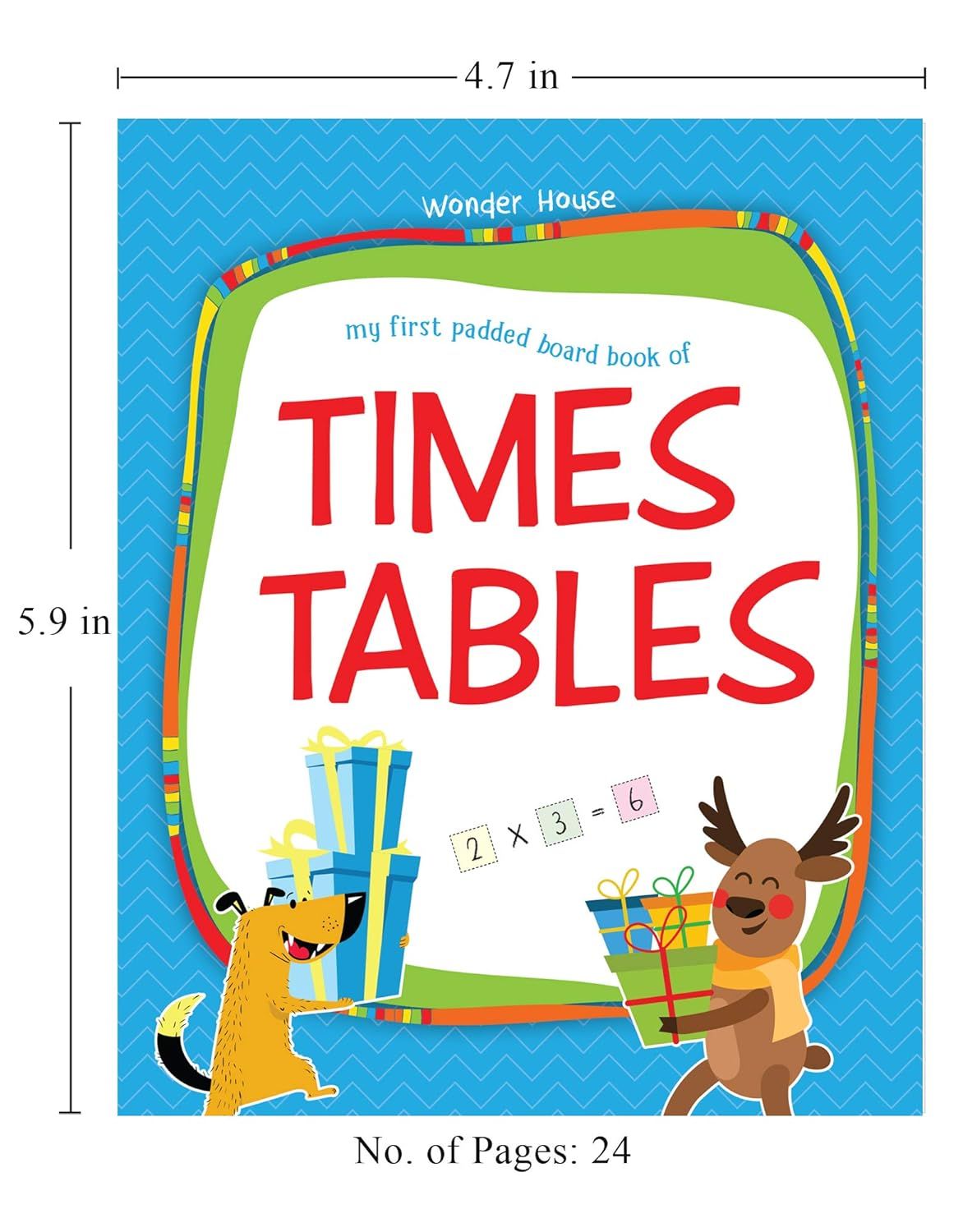 My First Padded Board Books Of Times Table Multiplication Tables From 1 - 20