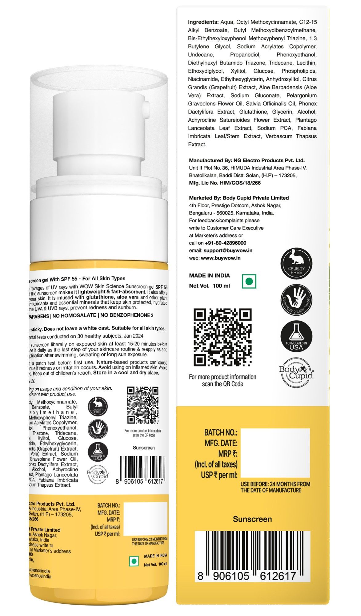 Wow Skin Science Sunscreen-SPF-55-Lotion-UVA-UVB-Protection