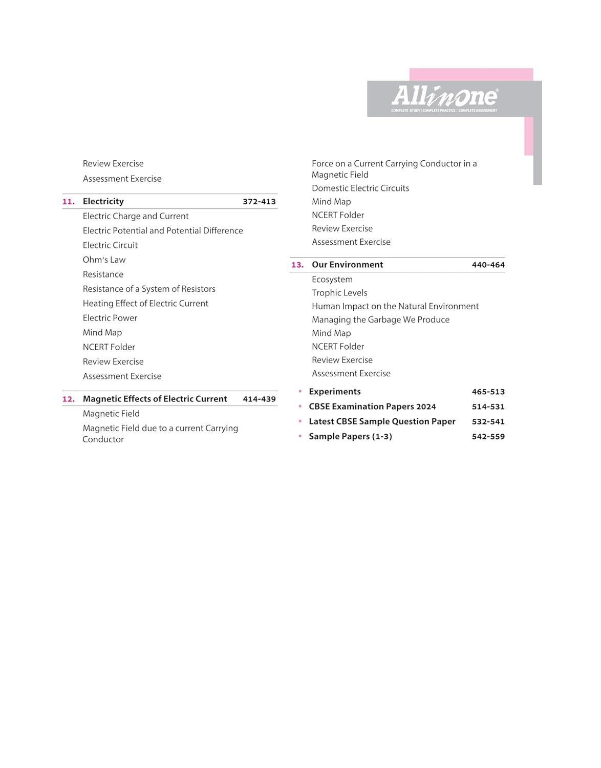 All In One Science CBSE Class 10th Based On Latest NCERT For CBSE Exams 2025