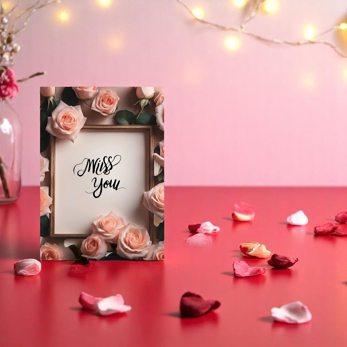 House Of Festivals Miss You Greeting Card - Design 4