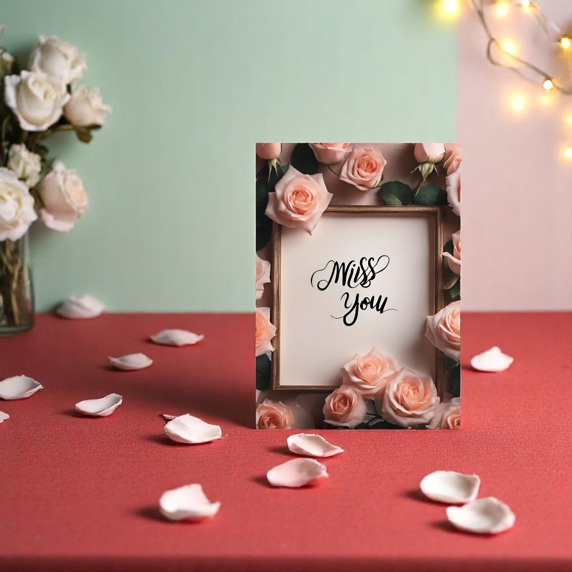 House Of Festivals Miss You Greeting Card - Design 4
