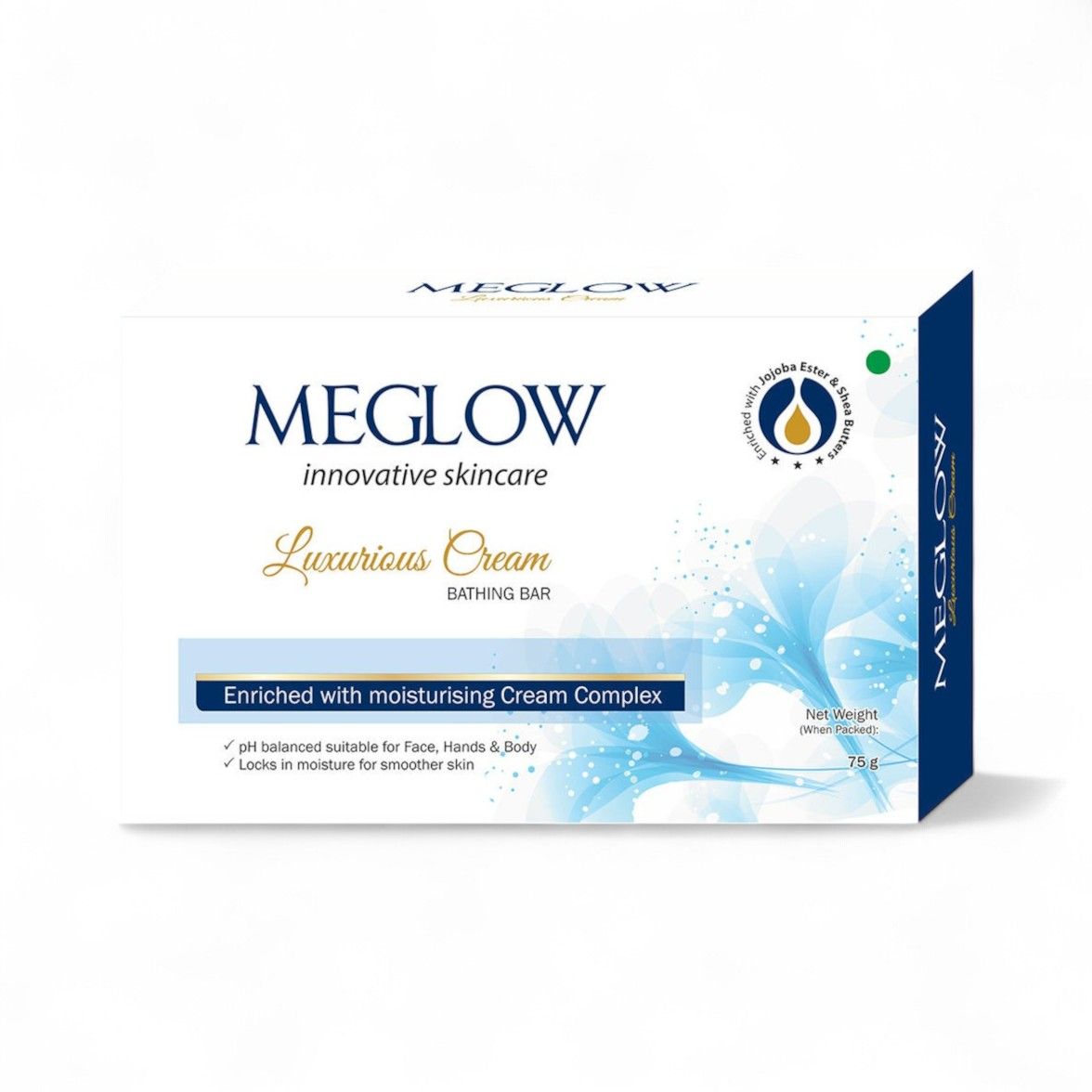 Meglow Luxurious Cream Soap | Gentle Cleansing & Intense Moisturization for a Smooth Glow