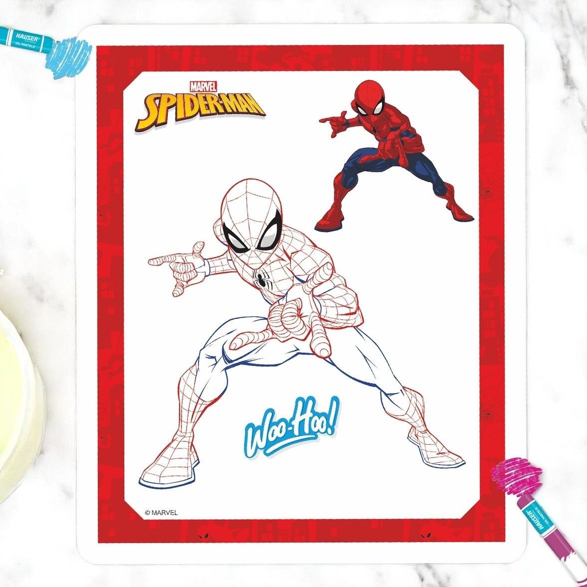 Itoys Colouring Frame-spiderman (Colour May Vary)