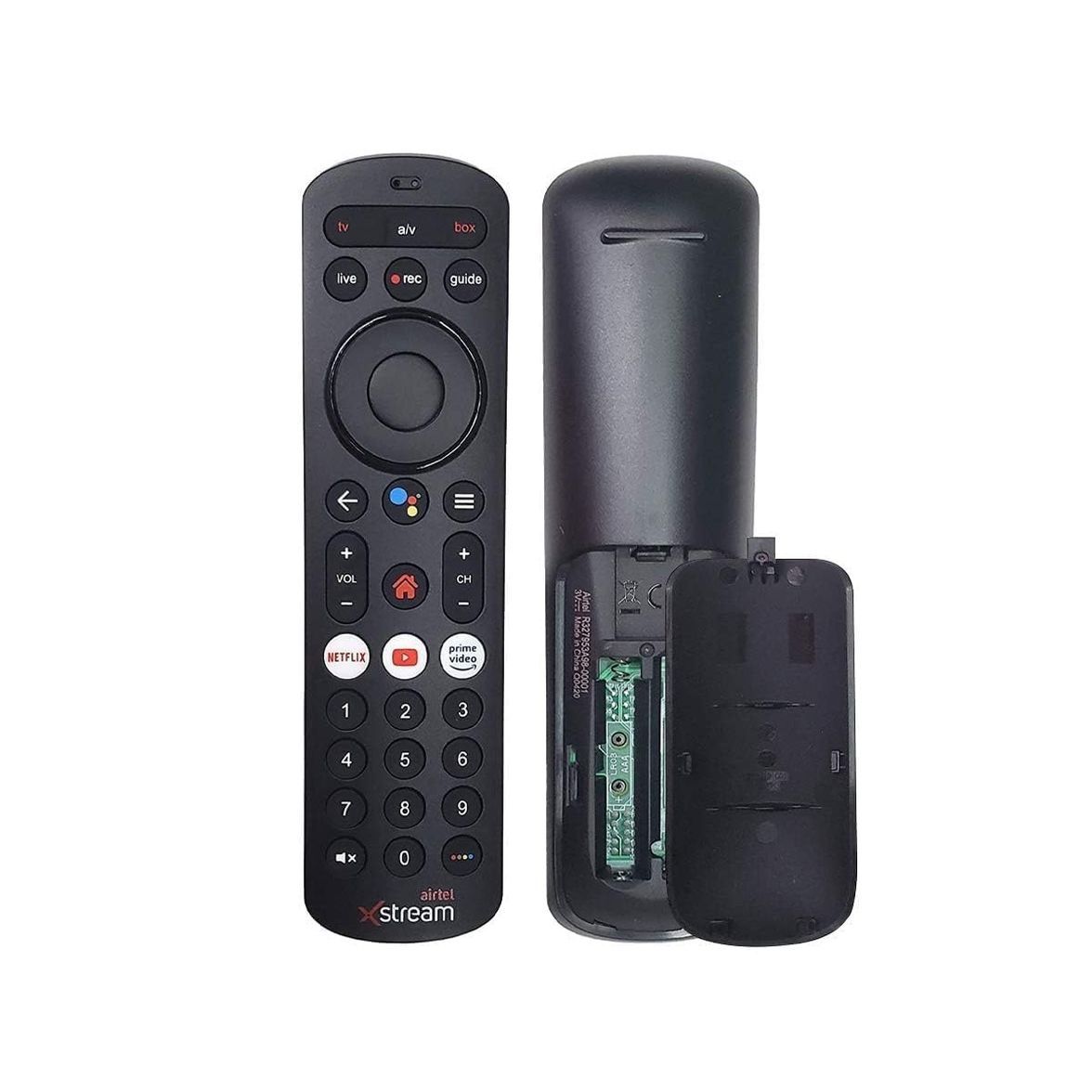 Ailkin Voice Remote for Airtel Xstream Box| Quick Pairing| Universal Compatibility| Black