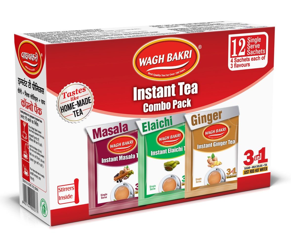 Wagh Bakri Instant Tea Premix Combo 168 gms Combo