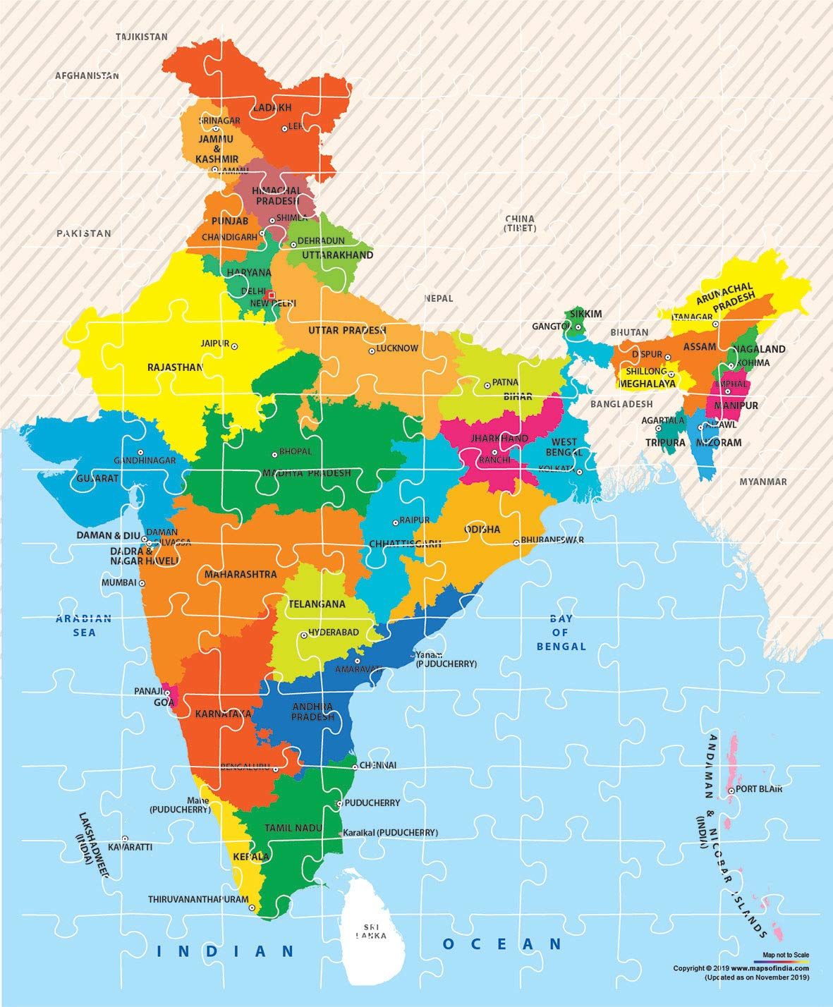 Funskool India Map Puzzles