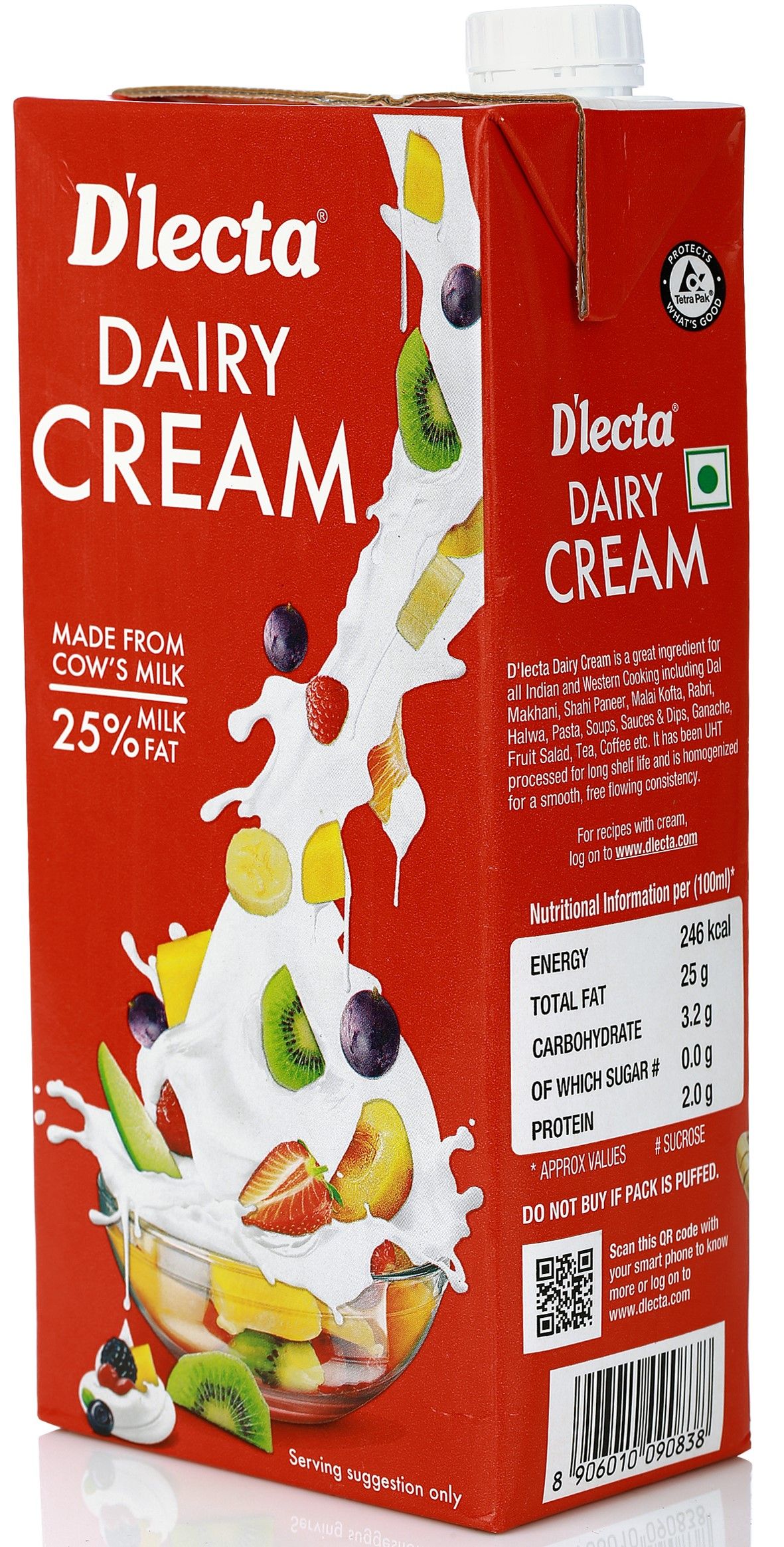 D'lecta Dairy Fresh Cream 200 ml Combo
