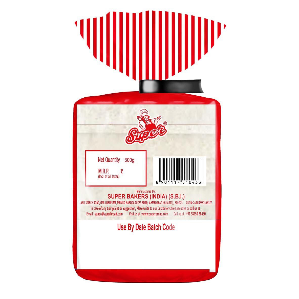 Super Crustless Bread 300 g Combo