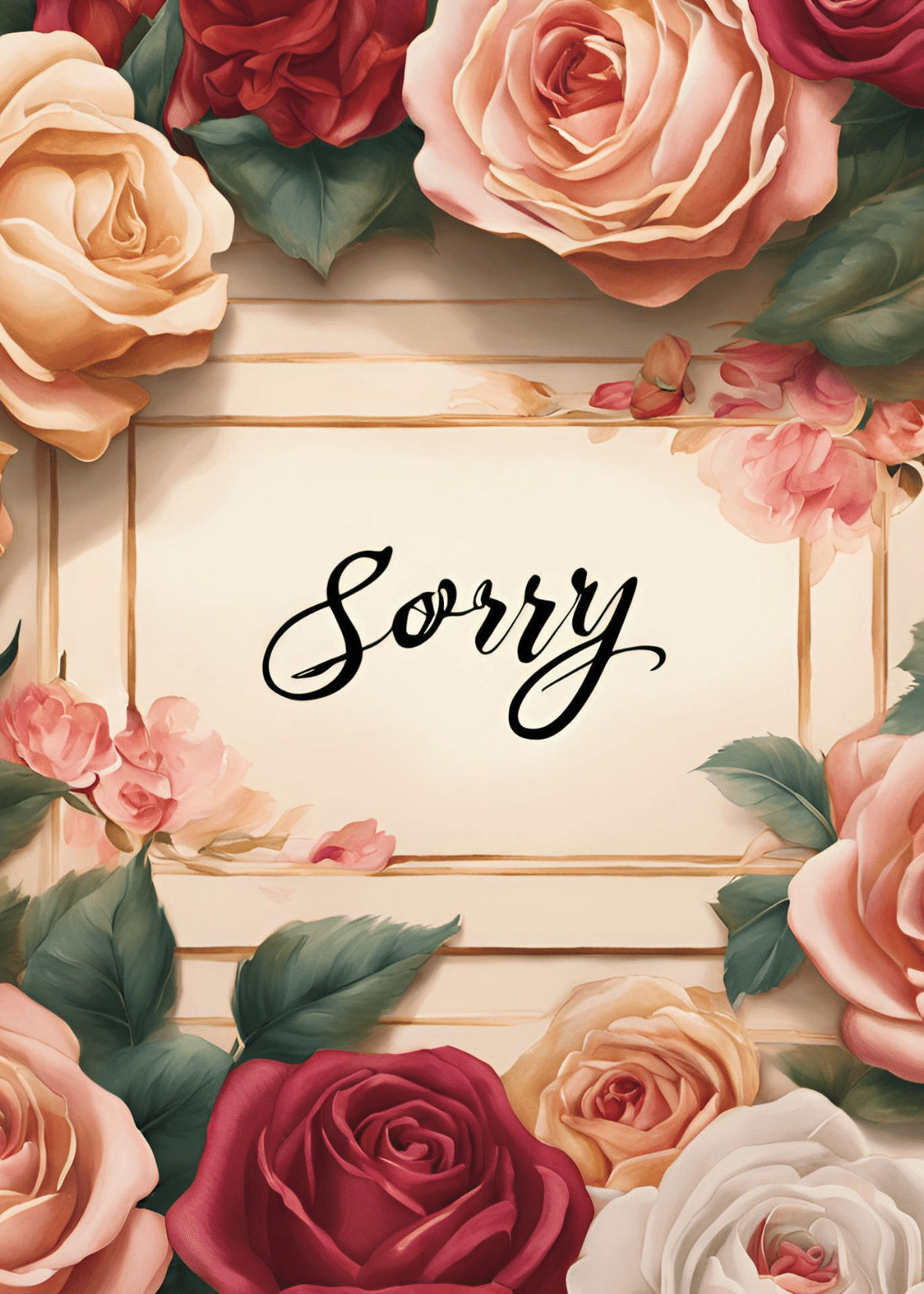 House Of Festivals Sorry Greeting Card - Design 13