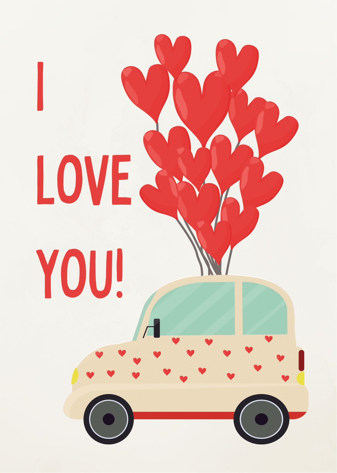 House Of Festivals I Love You Greeting Card - Design 12