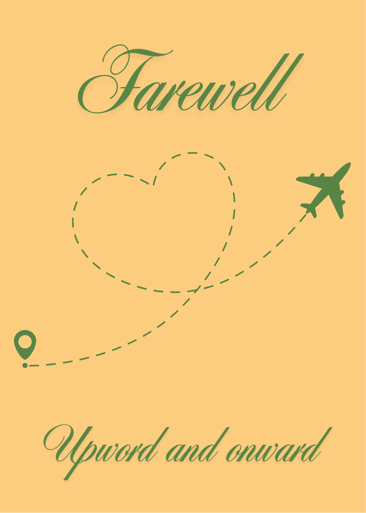 House Of Festivals Farewell Greeting Card - Design 7