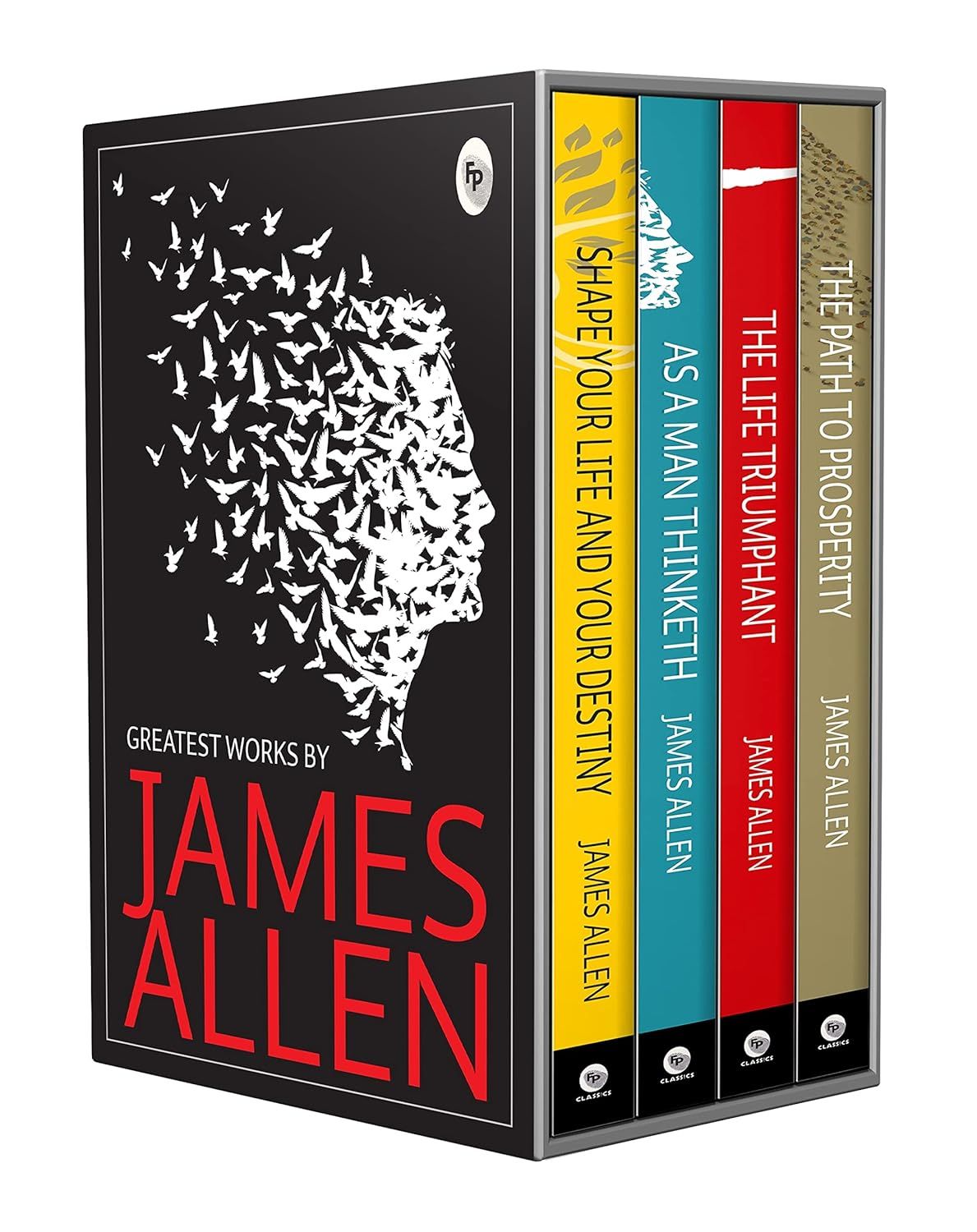 James Allen (4 Books)-As A Man Thinketh|The Path To Prosperity|Shape Your Life|The Life Triumphant