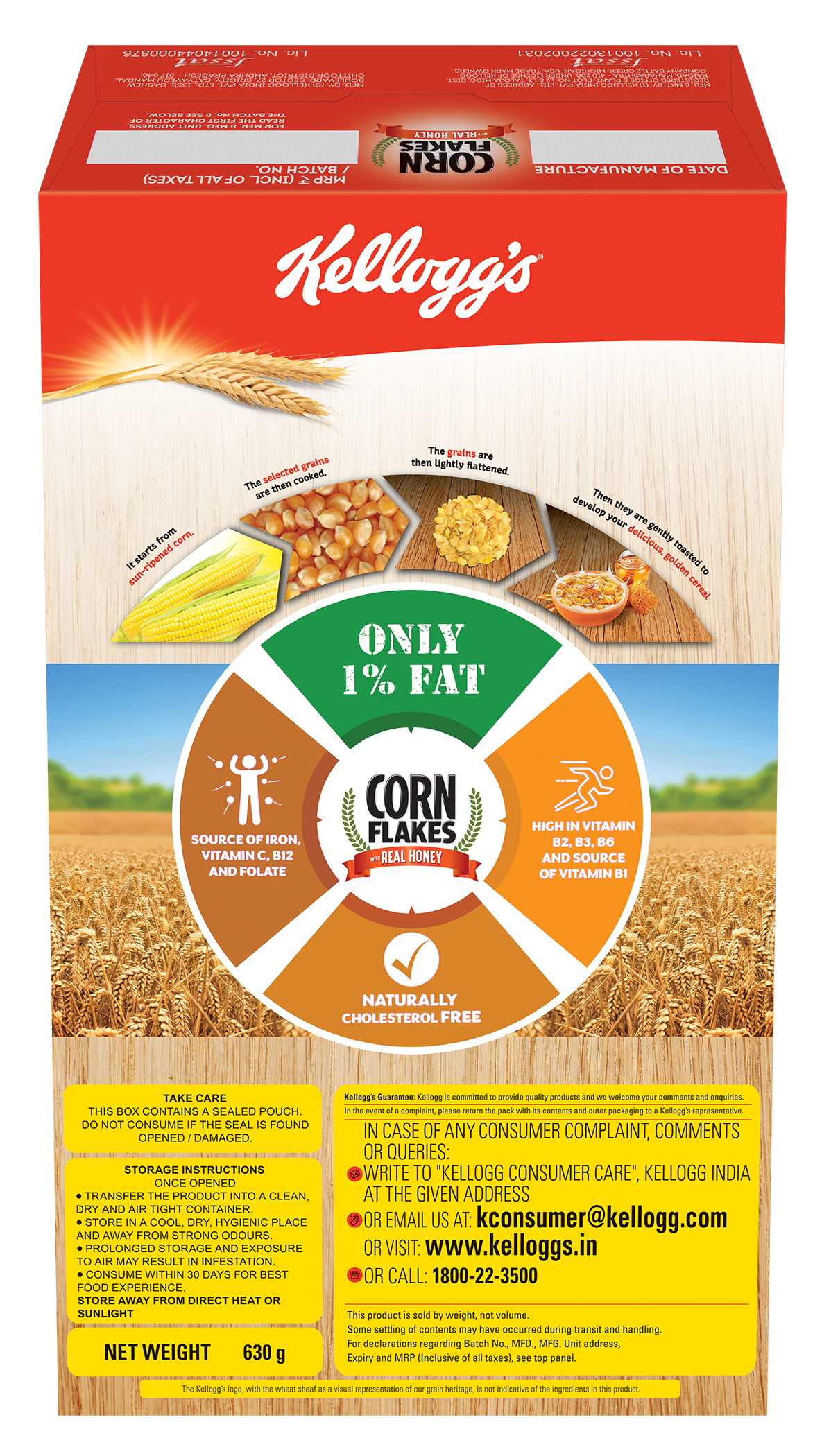 Kellogg's Real Honey Corn Flakes