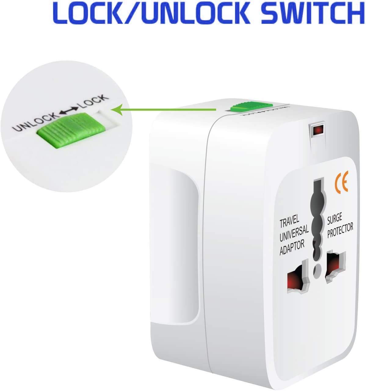 Universal All-In-One Worldwide International Travel Adapter 1 pc Combo