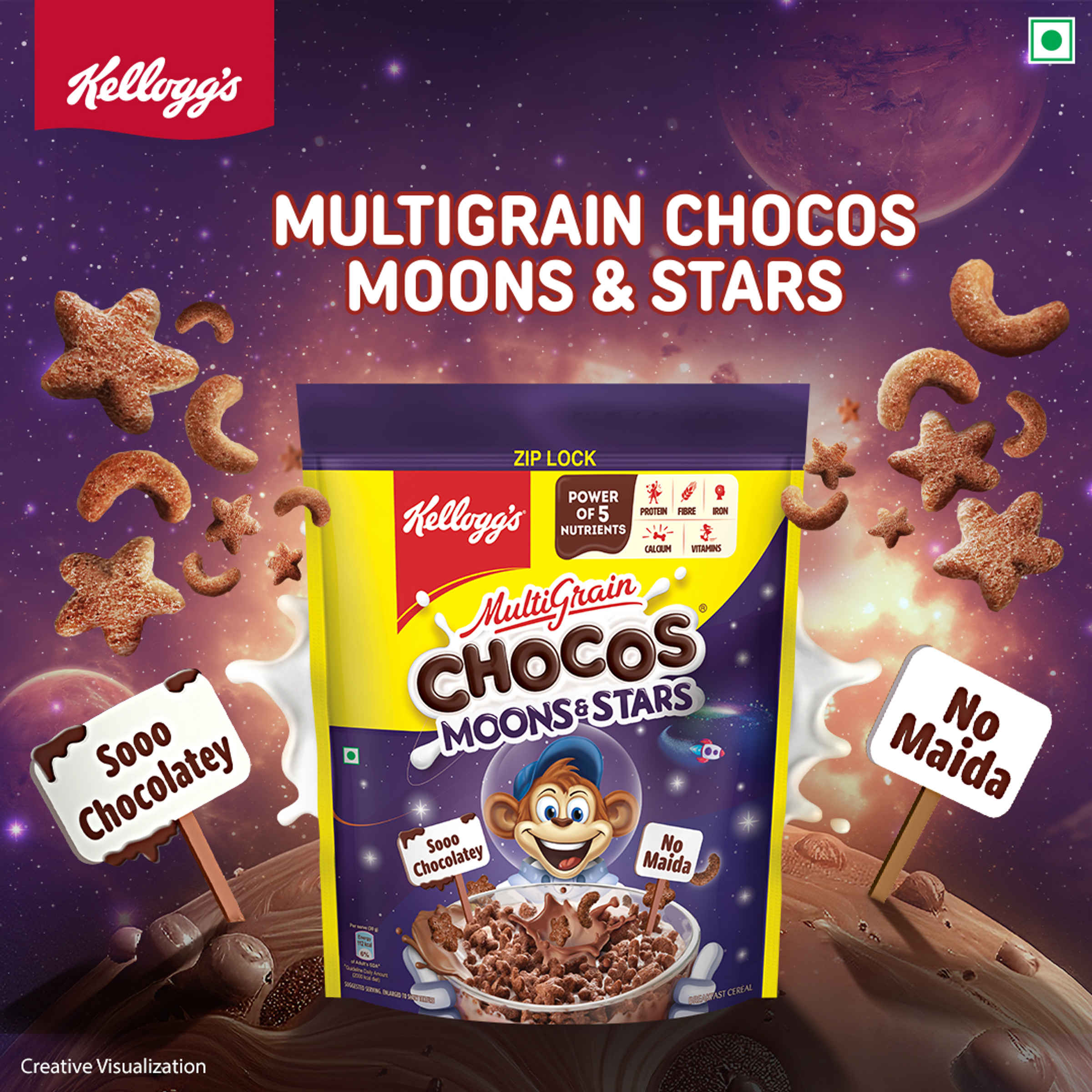 Kellogg's Multigrain Chocos Moons & Stars - Image 6
